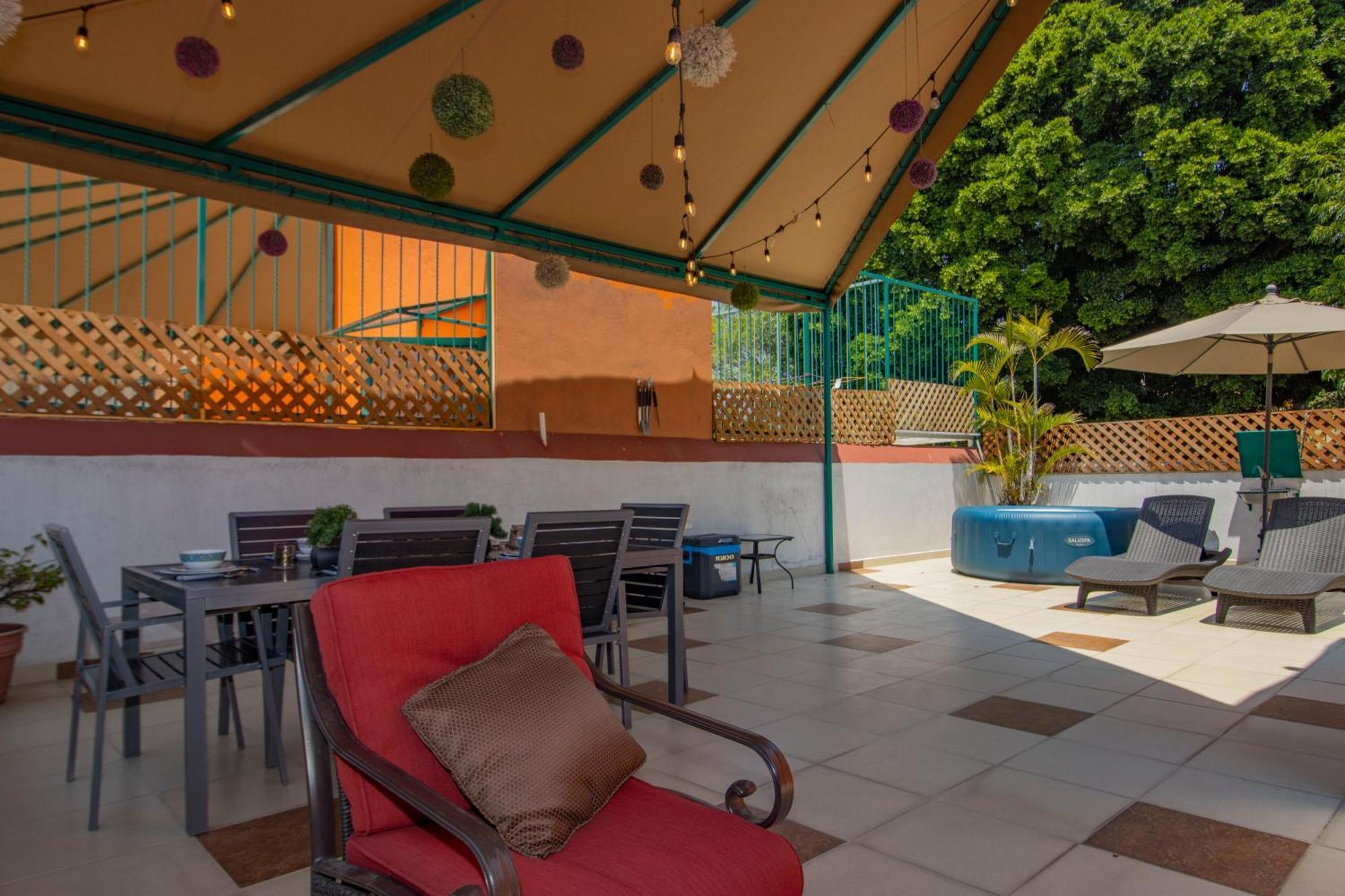 New! Bamboo Rooftop Villa Cuernavaca Exteriör bild